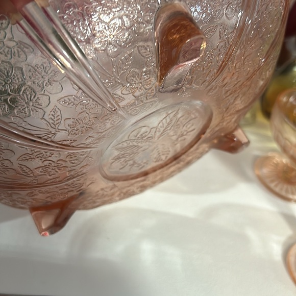 Cherry blossom, pink depression bowl - Picture 3 of 4